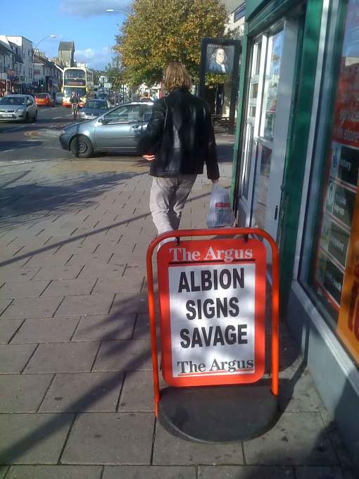 Albion signs Savage
